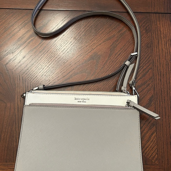 Kate Spade Two-Tone Gray Crossbody Bag - Picture 2 of 12